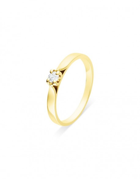 Solitaire Elza 0.10 ct - 2.10 gr