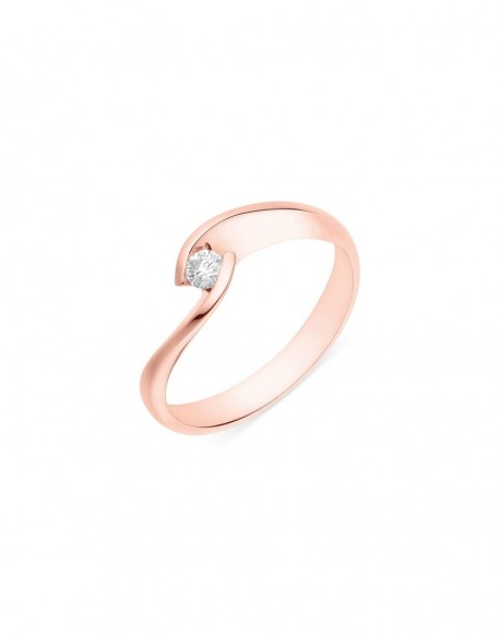 Lilia Solitaire 0.10 ct - 2.95 gr