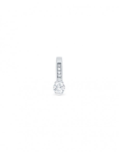 Pendentif Platine Saga 0,23 ct - 0,60 gr