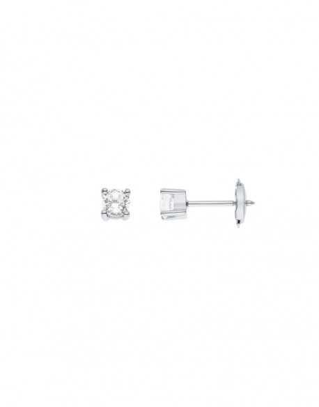 Boucles Platine Ennia  0,60  ct - 1,50 gr