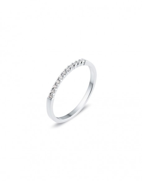 Platinum wedding ring kanna 0.10 ct - 1.45 gr