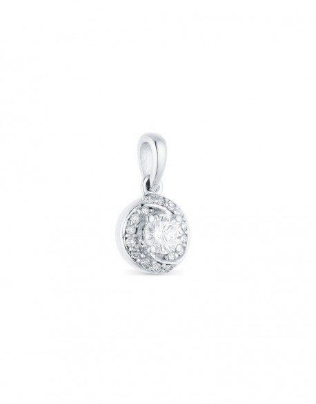 Pendentif Platine Alsh 0,28 ct - 1,25 gr