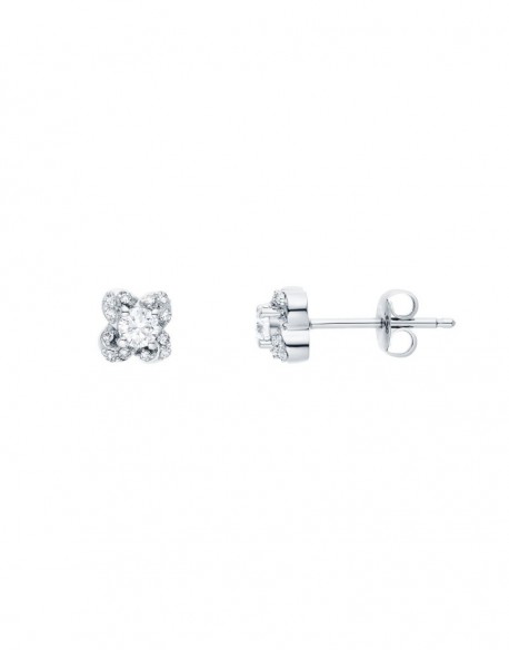 Boucles Platine Caja 0,29 ct - 1,78 gr