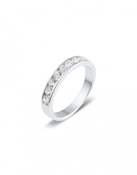 Guelia Platinum Wedding Ring 0.75 ct - 3.75 gr