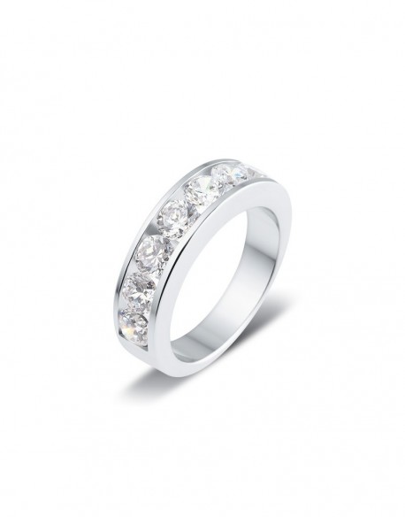 Guelia Platinum Wedding Ring 2.00 ct - 7.30 gr