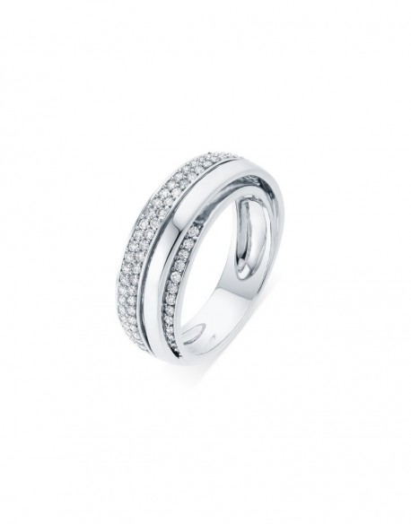 Carlia Platinum Ring 0,67 ct - 5,28 gr