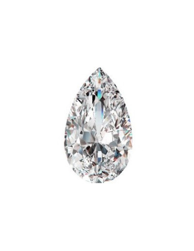 Diamant im Birnenschliff 1,02 ct E IF