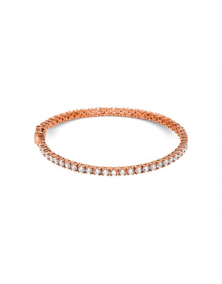 Diamond river bracelet 5.10 carats