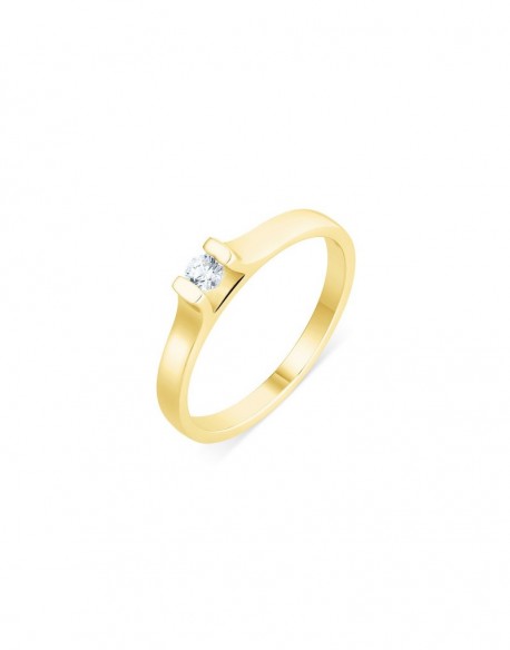 Roussana solitaire 0,10 ct - 2,40 gr